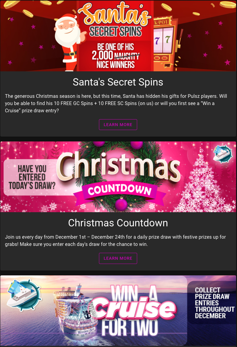 Pulsz Casino 3 Pulsz Casino Promotions